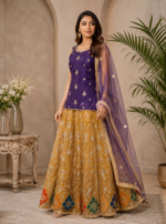 Dark Purple Lehenga
