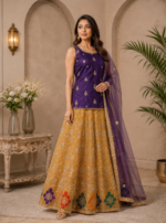Dark Purple Lehenga